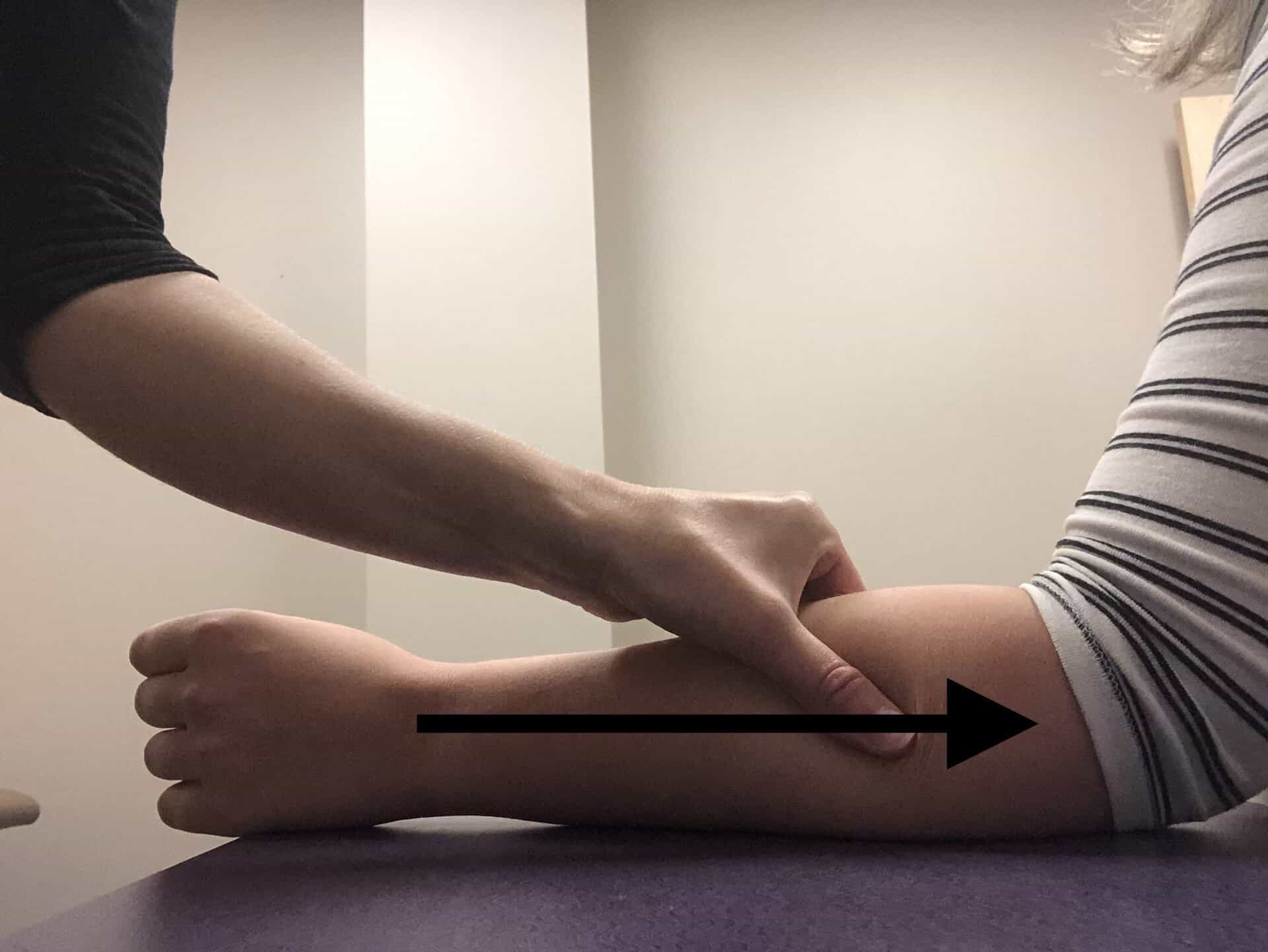 Massaging the Forearm